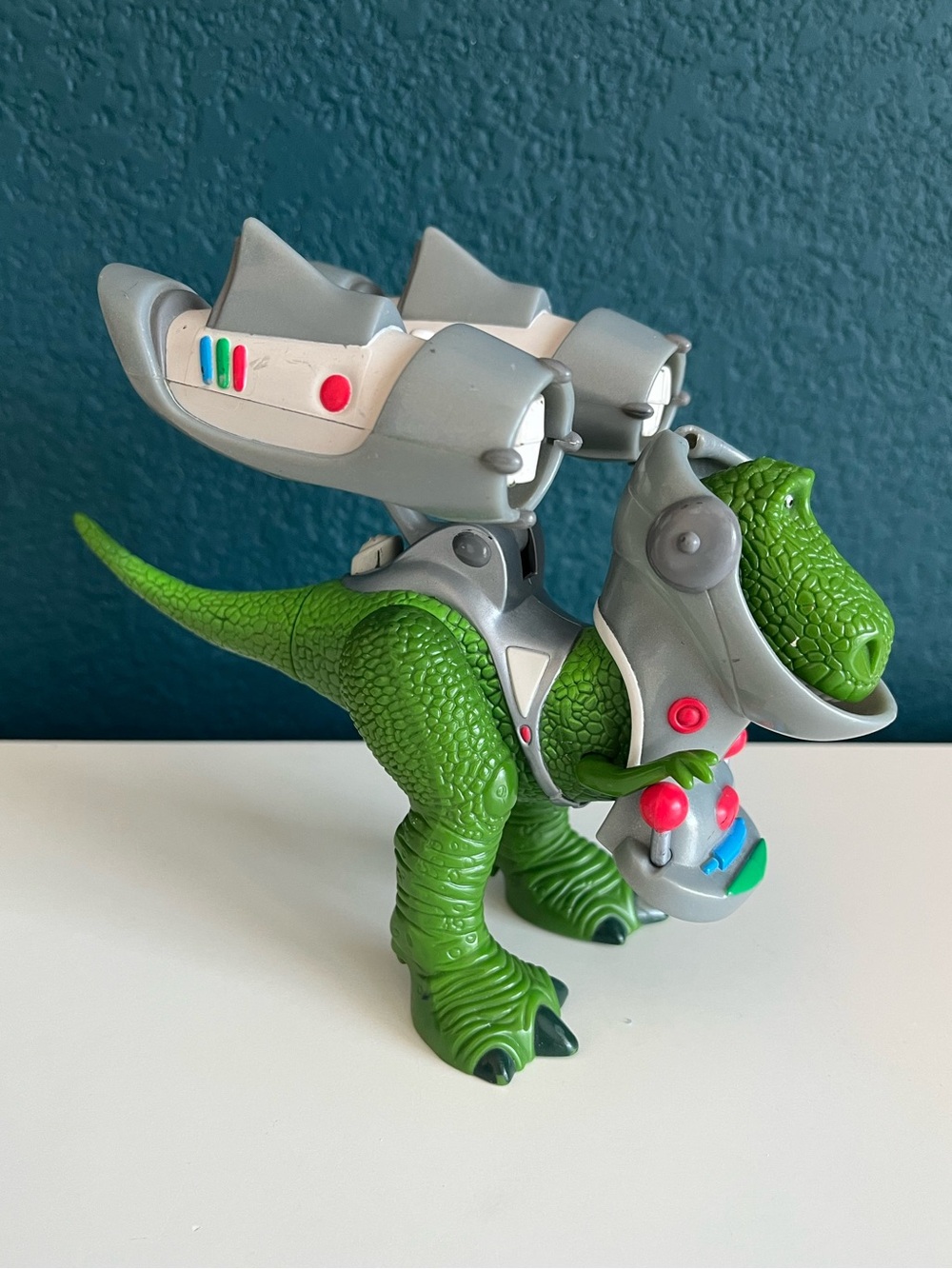 Disney Pixar Toy Story Rex Dinosaur 7 inch character with Missle Control Suit